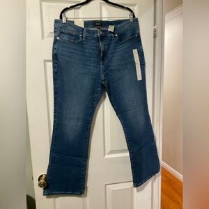 Banana Republic Mid-Rise Dark Blue Bootcut Jeans
